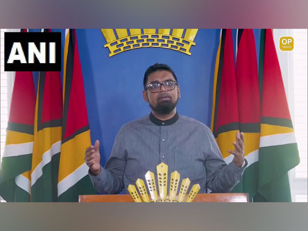 Guyanese President Dr Mohamed Irfaan Ali during a virtual address at Global Millets Conference in Delhi. 