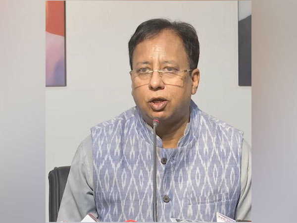 Bihar BJP president Sanjay Jaiswal addressing a press conference (Photo/ANI)