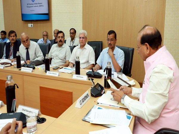 L-G V K Saxena chairs 38th Delhi Disaster Management Authority meeting (Photo/ANI