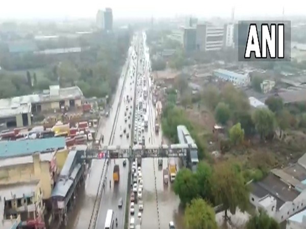 Visual from Narsinghpur, Gurugram. (Photo/ANI)