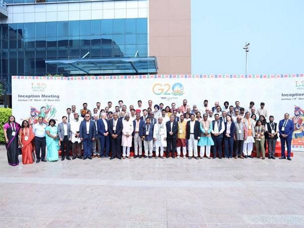 L20 inception meeting held in Amritsar on Sunday. (Photo source: PIB)