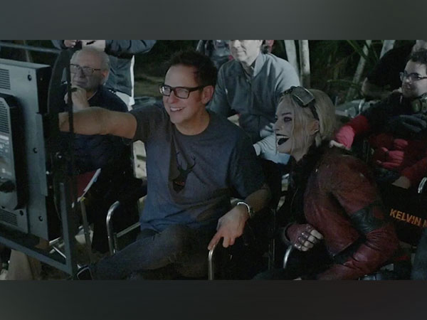 James Gunn with Margot Robbie. (Image Source: Twitter)