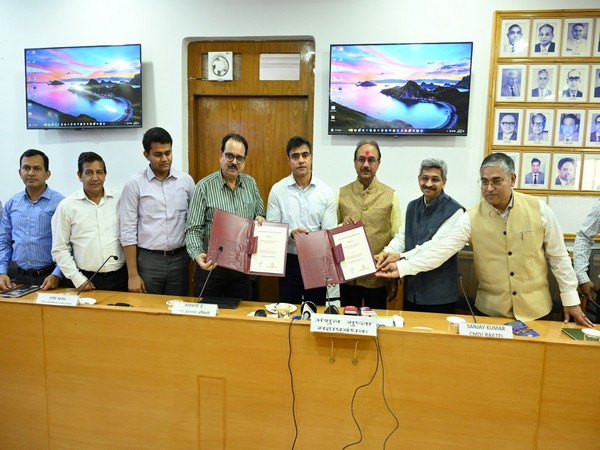 Northeast Frontier Railway and RailTel Corporation of India Ltd signed an MoU. (Photo/ANI)
