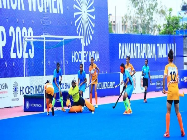 Glimpse from Hockey India Junior Women Zonal Championships match (Photo: HI Media)