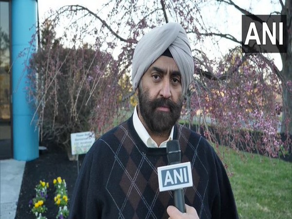 Sikh leader Jasdeep Singh in US. (Photo: ANI)