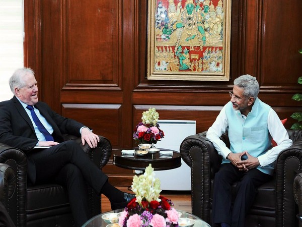 External Affairs Minister S Jaishankar meets US Secretary of Air Force Frank Kendall on Tuesday. (Image Source: Twitter/@DrSJaishankar)