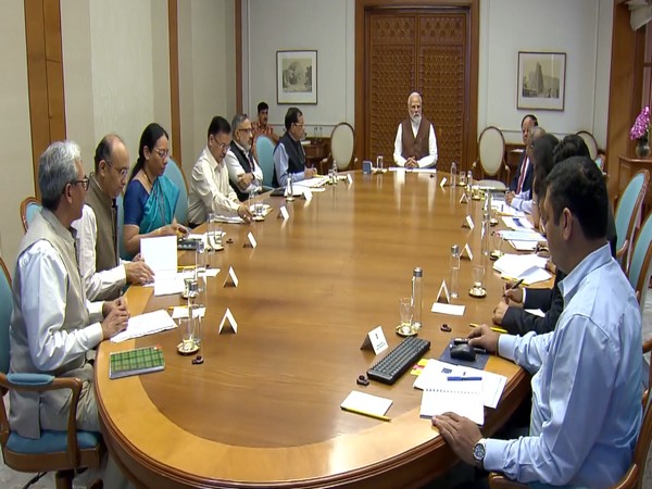 Prime Minister Narendra Modi chairs high-level meeting (Photo/ANI)