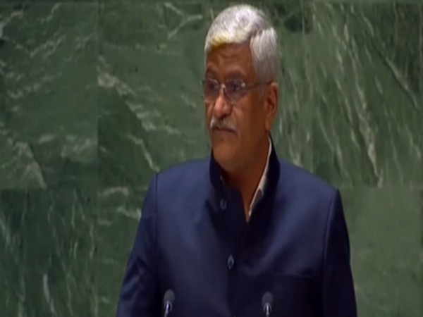 Union Minister of Jal Shakti Gajendra Singh Shekhawat addresses UN 2023 Water Conference (Image Credit: Twitter/@gssjodhpur)