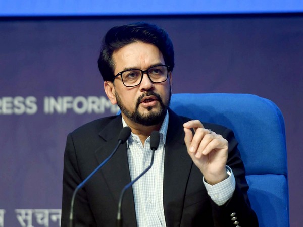 Union Minister for Information and Broadcasting Anurag Singh Thakur (File photo/ANI)