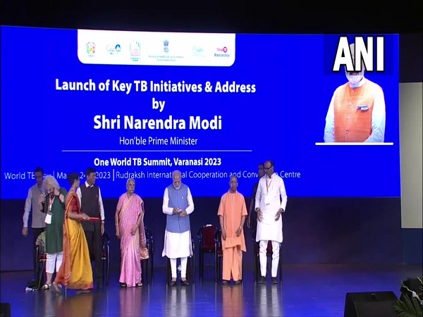 PM Narendra Modi launching TB initiatives at World TB Day in Varanasi (Photo\ANI)