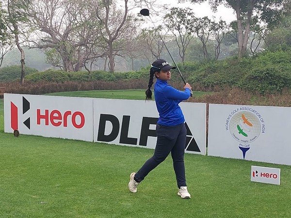 Vani Kapoor in action during 7th leg of Women's Pro Golf Tour (Image: WPGT)
