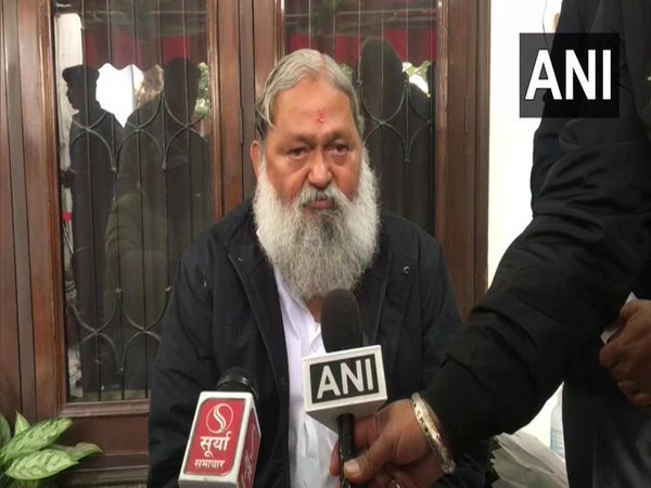 Haryana Home Minister Anil Vij (Photo/ANI)