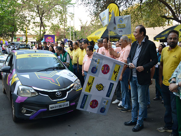 Flagging off ceremony of WIAA Women's Rally to the Valley (Image: JK Tyre team)