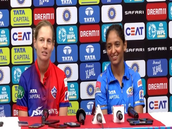 Meg Lanning and Harmanpreet Kaur at pre match conference (Photo/WPL)
