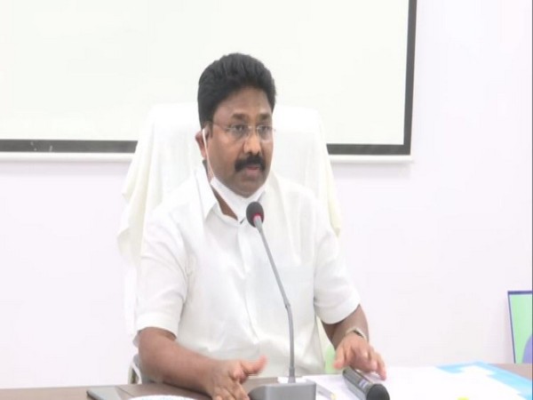 Andhra Pradesh MAUD Minister Adimulapu Suresh. (File Photo/ANI)