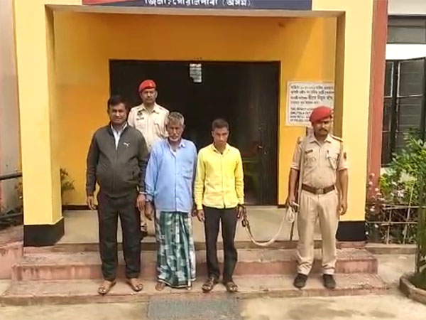 Assam Police apprehends three persons in Goalpara (Photo/ANI)