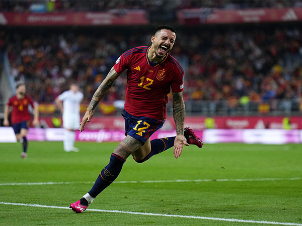 Joselu celebrates goal (Photo: Twitter/UEFA Euro 2024)