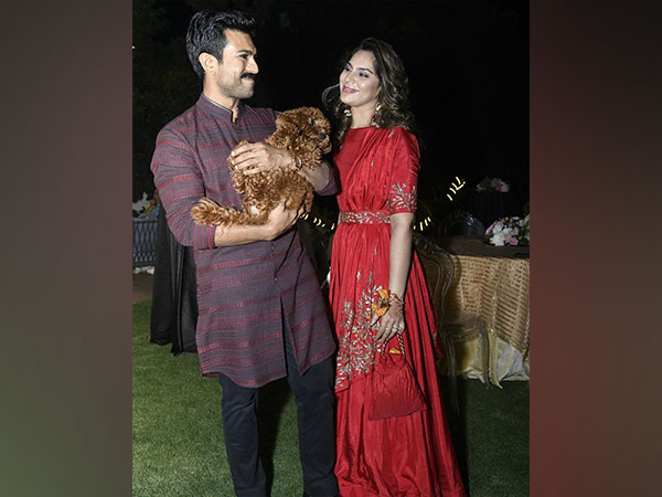 Ram Charan with his wife and dog (Inage Source: Instagram)