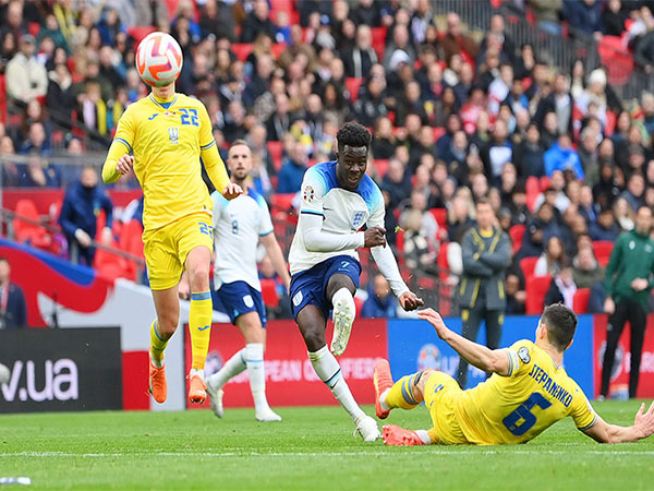 Bukayo Saka in action (Photo/England football) 