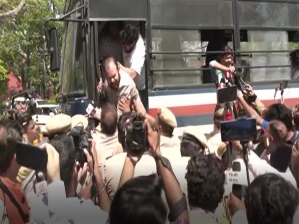 Visual from the protest site. (Photo/ANI)