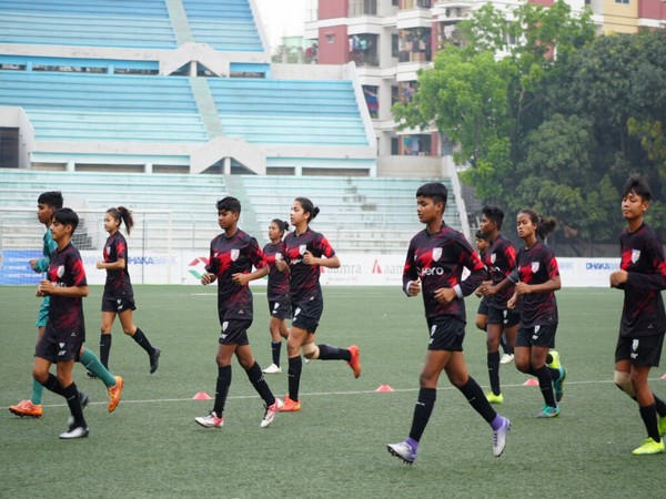 India U-17 women's national team practice session (Photo: AIFF Media)