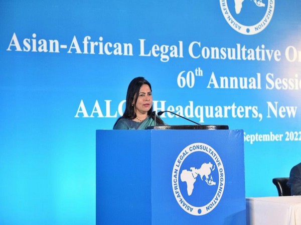 MoS Meenakshi Lekhi at AALCO Seminar last year in 2022. (Image Source/Twitter handle of Meenakashi Lekhi)