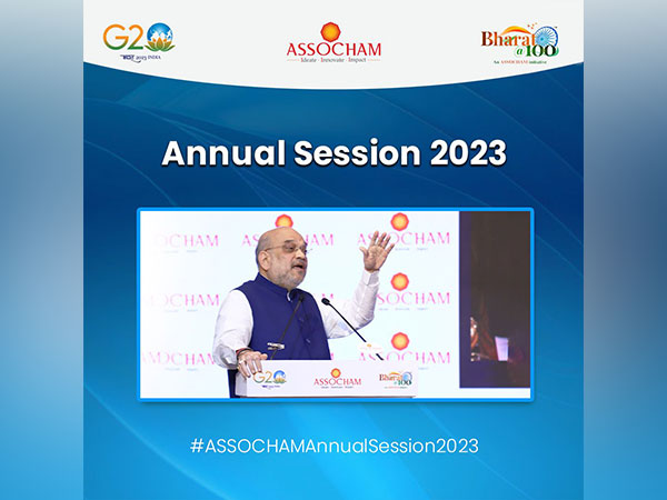 Union home minister Amit Shah at ASSOCHAM event (Image: Twitter/ASSOCHAM)