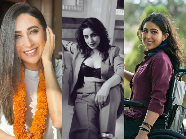 Karisma Kapoor, Tisca Chopra, Sara Ali Khan (Image source: Twitter)