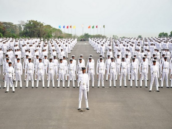 Passing out parade of Indian Navy's first batch of Agniveers at INS Chilka, Odisha (Photo/ANI)