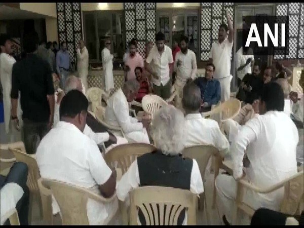 Congress leaders were detained during the 'Loktantra Bachao Mashaal Shanti March'  (Photo/ANI)