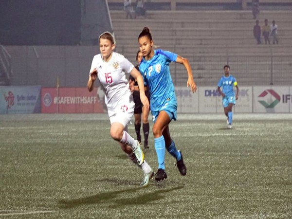 India and Russia teams in action (Photo: AIFF Media)