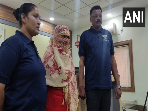 Malini Patel, wife of conman Kiran patel, arrested by police on Tuesday (Photo/ANI)