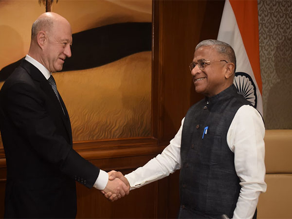 Alexander Babakov, Deputy Chairman, of the State Duma of the Federal Assembly of the Russian Federation and Deputy Chairman of Rajya Sabha, Harivansh. (Photo: ANI)