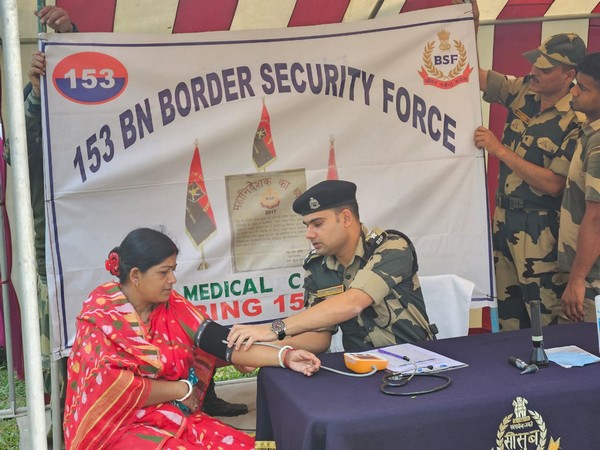 BSF medical camp at Kaijuri village 