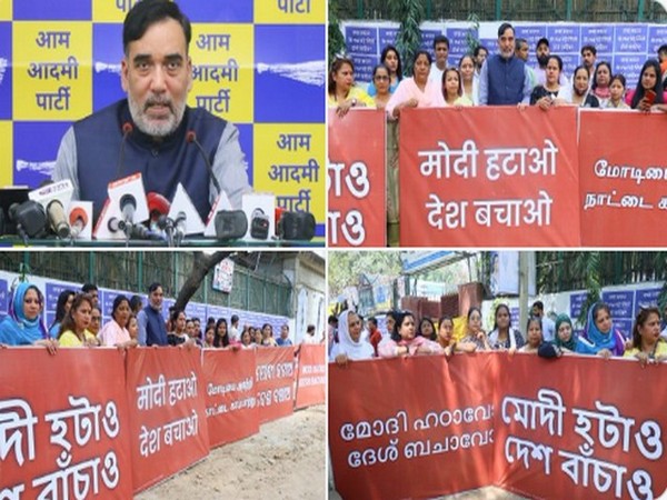 AAP's Gopal Rai launching the campaign (Photo/Gopal Rai Twitter)