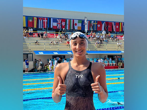 Tokyo Olympian 2020 swimmer Maana Patel. (Photo- SAI Media Twitter)