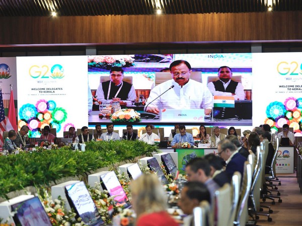 MoS Muraleedharan at 2nd G20 Sherpa meeting in Kumarakom, Kerala. (Photo: Twitter//@MOS_MEA)