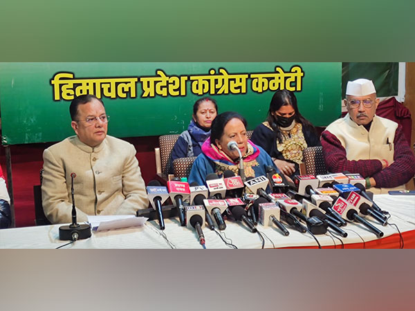 HPCC President Pratibha Virbhadra Singh in a press conference. (Photo/ANI)