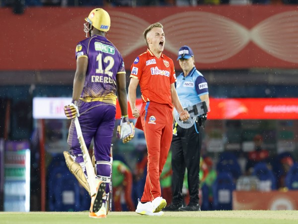 Sam Curran celebrating a wicket. (Photo- IPL Twitter)