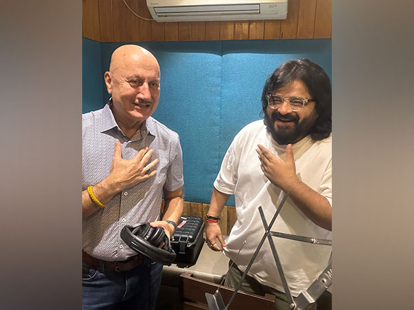 Anupam Kher and Pritam. (Image Source: Instagram)