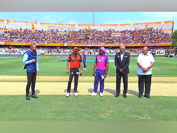 SRH vs RR toss (Photo: Twitter/ICC) 