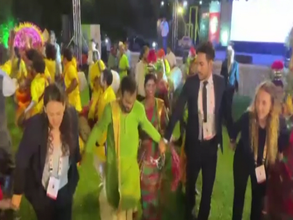 G20 delegates dancing in Siliguri (Photo/ANI)