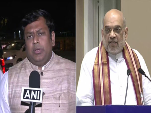 West Bengal BJP chief Sukanta Majumdar, Union Home Minister Amit Shah (File photo/ANI)