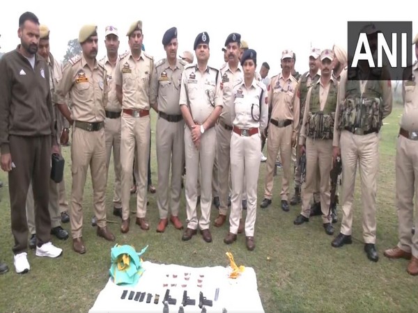 Grenades, pistols recovered in J-K's Samba (Photo/ANI)