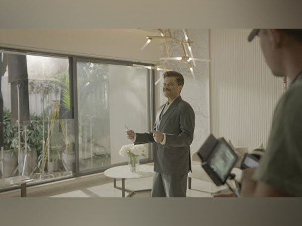 Actor Anil Kapoor shooting for Qutone Tiles new campaign