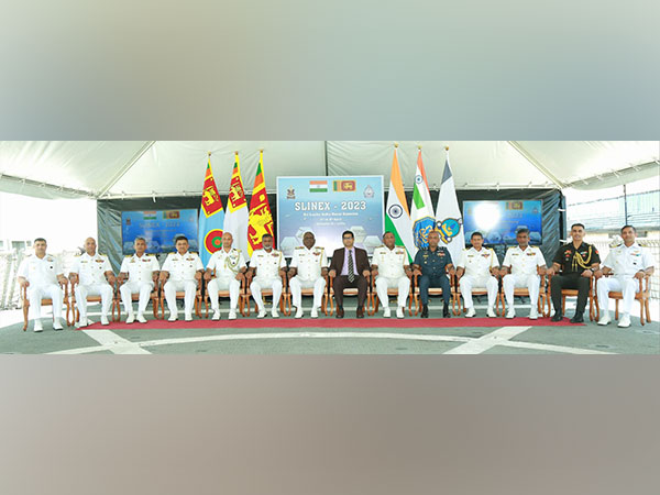 Indian Deputy High Commissioner to Sri Lanka Vinod Jacob attends opening of SLINEX (Image Credit: Twitter/@IndiainSL)