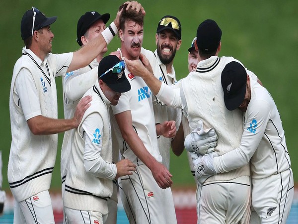 New Zealand team celebrating. (Photo- ICC Cricket)