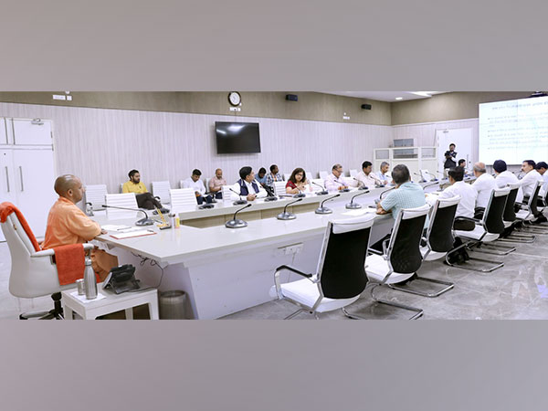 Visuals from the review meeting (Photo/Uttar Pradesh CMO)