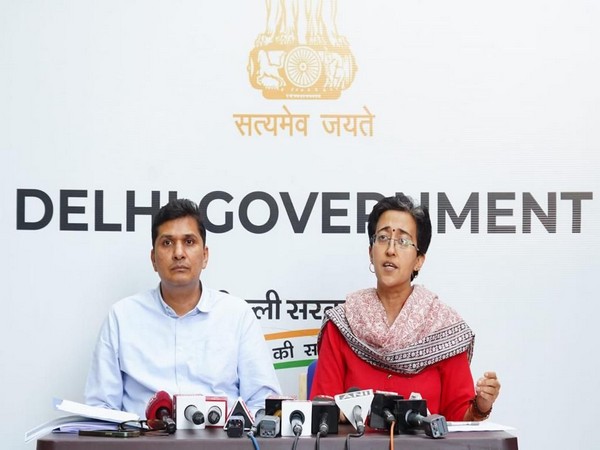 (From Left) Delhi Ministers Saurabh Bhardwaj and Atishi (Photo/ANI)