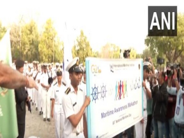 Maritime Awareness Walkathon in Delhi visuals from spot (Photo/ANI)